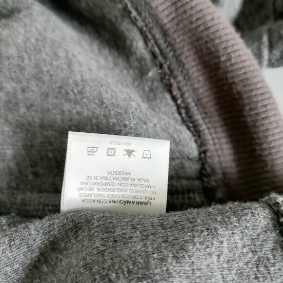 Structure Mens Gray Long Sleeve Full Zip Mock Neck Knitted Sweater Size XL - Picture 7 of 7